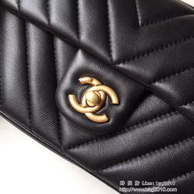 香奈兒CHANEL 18春夏系列新款 鏈條mini cf 塗鴉彩色皮質鏈條包 DSC1007